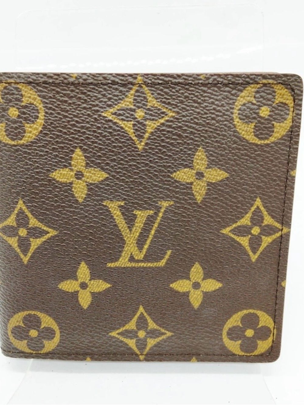 Louis Vuitton Brown & Tan Monogram wallet